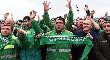 Osmangazi Belediyesi'nde emekçinin yüzü gülüyor