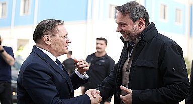 Rosatom Genel Müdürü Aleksey Likhachev İle Enerji ve Tabii Kaynaklar Bakanı Alparslan Bayraktar, Akkuyu NGS Sahasında Bir Araya Geldi