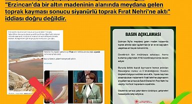 Siyanürlü toprak Fırat Nehri'ne mi aktı? Yanıt İletişim'den geldi...
