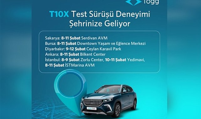 Togg T10X test günleri başladı