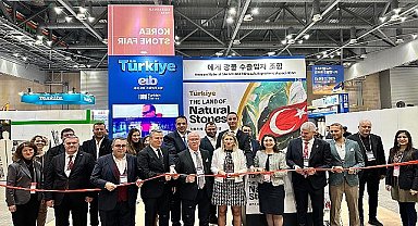 Türk doğal taşlarının Güney Kore'deki şovu başladı