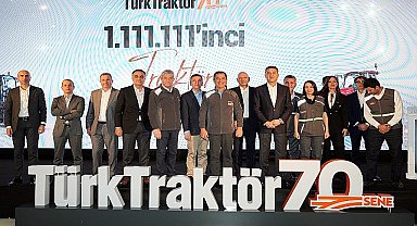 TürkTraktör 70. Yılında 1.111.111'inci Traktörünü Üretti