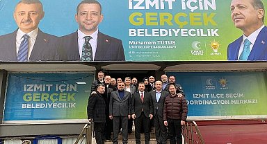 Tutuş'un Seçim Koordinasyon Merkezi Çarşıda