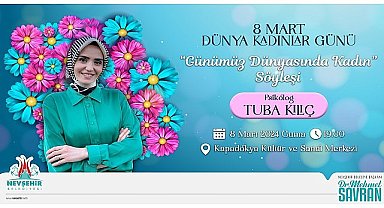 Ünlü Psikolog Kılıç Nevşehirli Kadınlarla Buluşacak