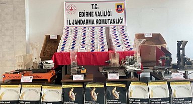 Uzunköprü'de kaçak sigara operasyonu