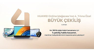 1 milyona yakın cihazı tüketicilerle buluşturan HUAWEI Online Mağaza 4.yaşını kutluyor