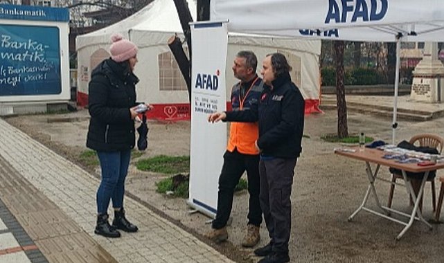 AFAD depreme karşı bilgilendirdi