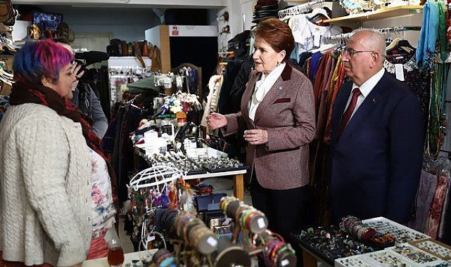 Akşener’den Altındağ esnafına ziyaret