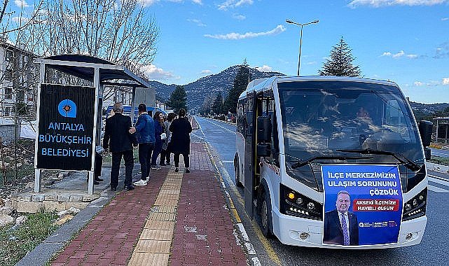 Antalya Büyükşehir'den Akseki'ye ulaşım desteği