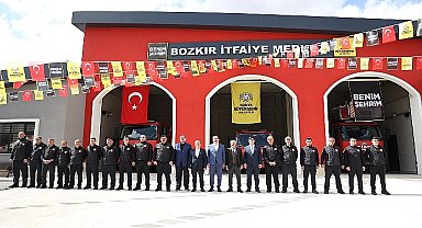 Başkan Altay Bozkır Otogarı ve İtfaiye Merkezi'ni Açtı