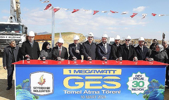 Başkan Altay Seydişehir GES'in Temel Atma Programına Katıldı