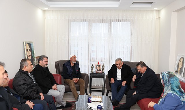 Başkan Büyükkılıç'tan şehit Doğanay’ın ailesine ziyaret
