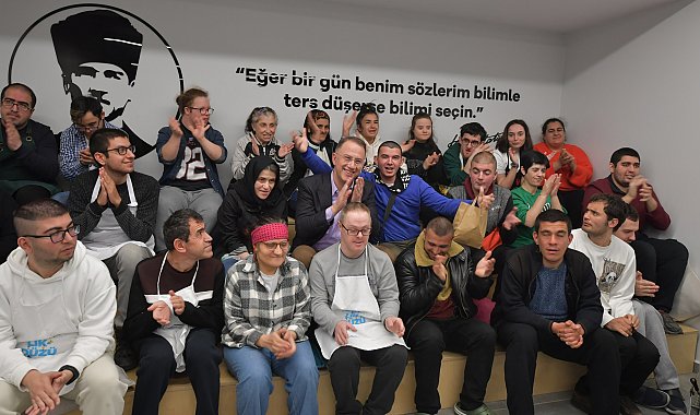 Başkan Çalık, down sendromlu çocuklarla bir araya geldi
