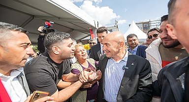 Başkan Soyer Örnekköy'de temel atma töreninde konuştu: “Mesaimin son saatine kadar çalışmaya devam edeceğim