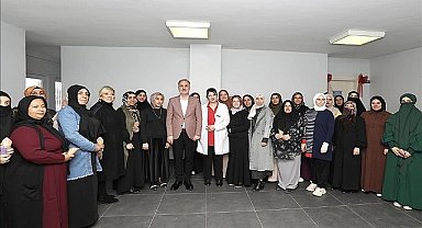Başkan Taban Huzur Mahallesi İnesmek Kurs Merkezini Ziyaret Etti