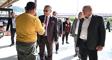 Başkan Topaloğlu'ndan sanayi esnafına ziyaret