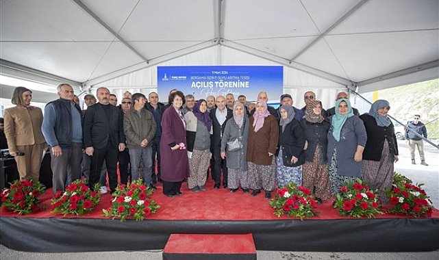 Bergama Sızıntı Suyu Arıtma Tesisi hizmete açıldı