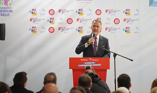 Beylikdüzü’nde 5 yeni kreş ve 2 anne-çocuk merkezi hizmete açıldı