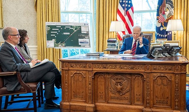 Biden, Francis Scott Key Köprüsü'nün çökmesine ilişkin ekibini topladı
