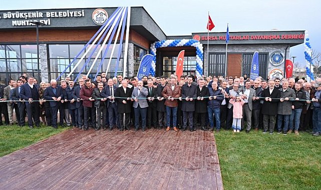 Bursalı muhtarlara modern tesis