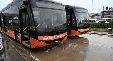 Bursa'nın ulaşım filosuna iki 'elektrikli otobüs'