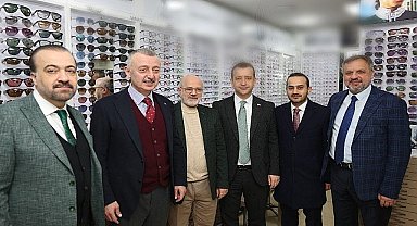 Büyükakın ve Tutuş'tan Belsa sokağında esnaf buluşması