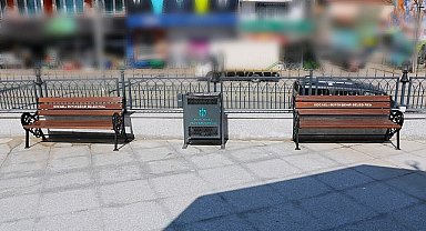 Büyükşehir'den Paşa Cami meydanına estetik dokunuş