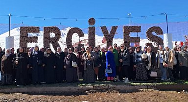 Büyükşehir Kaymek'ten Erciyes Dağı'na hiç gitmeyen 55 kadına jest