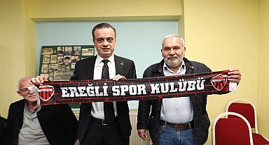 Çetinkaya'ya Ereğli'de sevgi seli