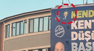 Düzce'de 'AK Parti' afişlerinde büyük hata!