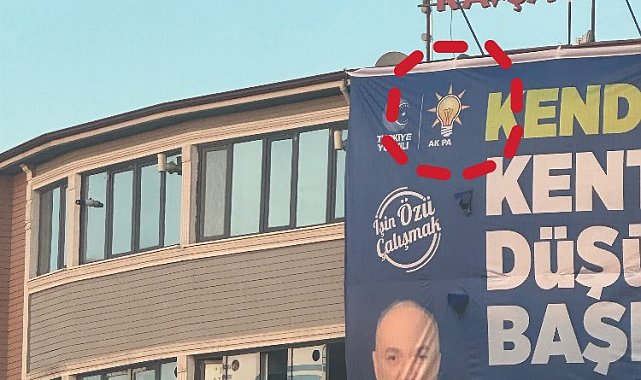 Düzce'de 'AK Parti' afişlerinde büyük hata!