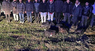 Edirne'de 1 haftada 215 göçmen yakalandı