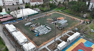 Ferruh Duygu Spor Sahası yeni görünümüne kavuşuyor