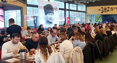 Genel Sağlık İş Edirne Şubesi'in kahvaltısına büyük ilgi