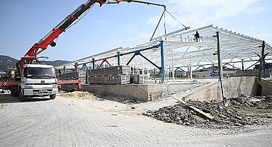 Göynük pazar alanı tamamlanıyor