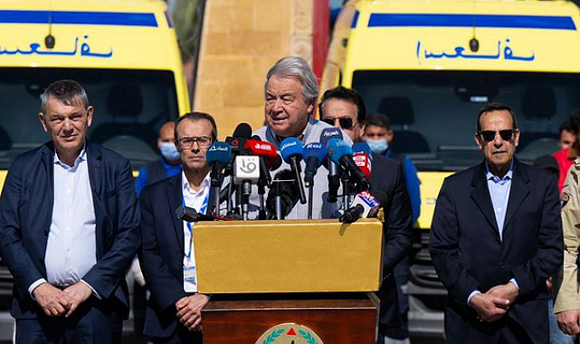 Guterres, Refah Sınır Kapısı'nda ateşkes çağrısı yaptı