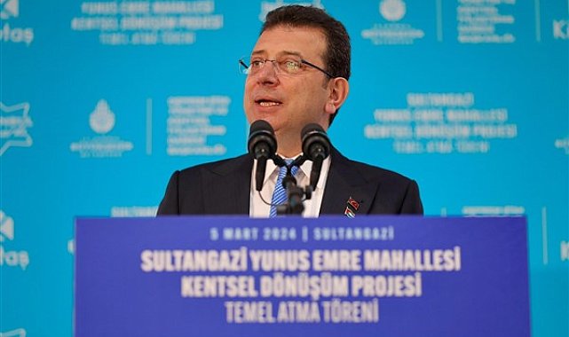 İmamoğlu: “Hedefimiz 50 bin konutu dönüştürmek