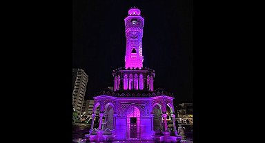 İzmir Saat Kulesi Epilepsi İçin Mor Renkle Işıklandırılacak