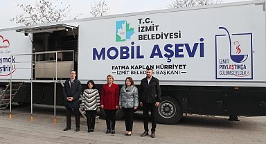 İzmit'te Mobil Aşevi'nden iftar hazırlığı