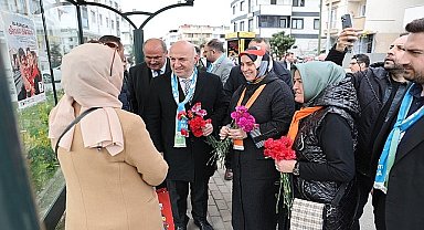 Kocaeli teşkilatları, 'Büyük Miting'e davet için sahadaydı
