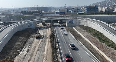 Kocaeli'de Yeşilova-Solaklar Kavşağında sona doğru