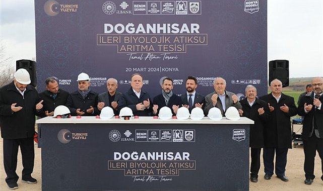 Konya'da İleri Biyolojik Atık Su Arıtma Tesisinin temeli atıldı