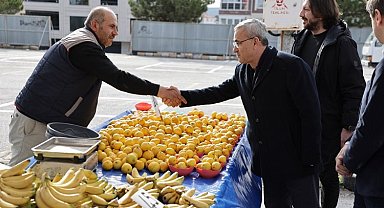 Kütahya Zafertepe Pazarı'nda tezgahlar kuruldu
