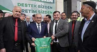 Kütahyalı çiftçilere 30 ton tohum desteği