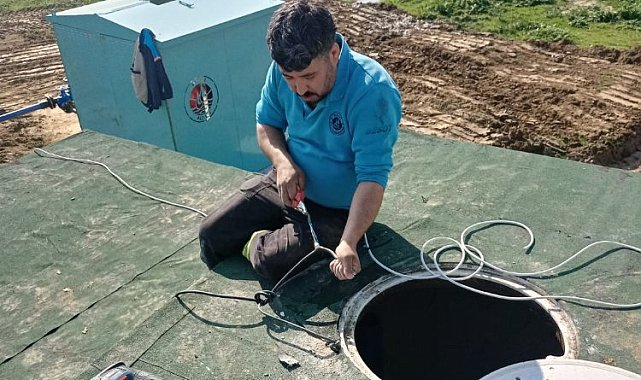 Manisa Sarıgöl'de yeni kuyu faaliyette