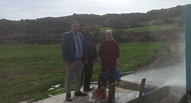 MASKİ, yeni açılan sondajın bağlantısı için terfi hattı döşedi