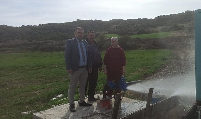 MASKİ, yeni açılan sondajın bağlantısı için terfi hattı döşedi