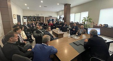 Mehmet Özcan'dan, Keşan Belediye Başkanı Mustafa Helvacıoğlu'na ziyaret