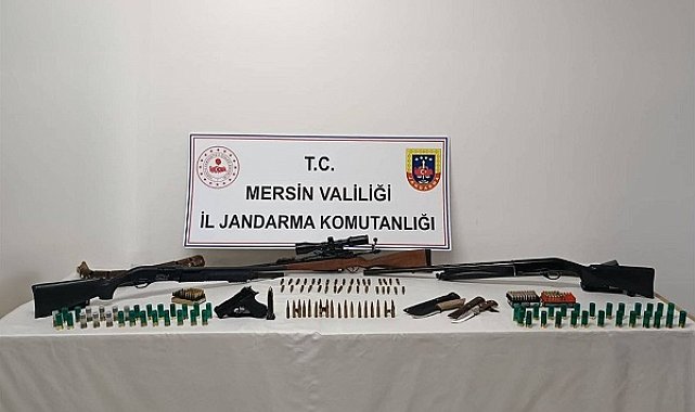 Mersin'de silah kaçakçılığı operasyonu
