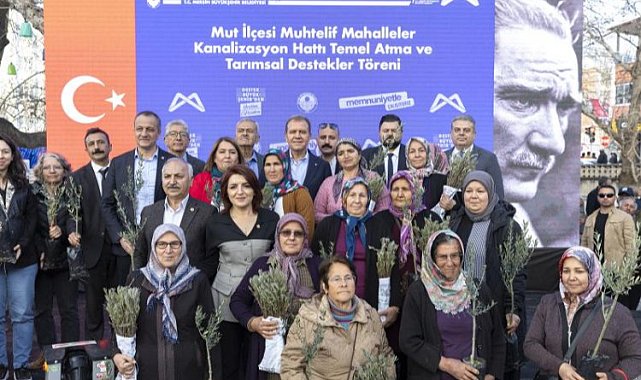 Mut, Büyükşehir ile üretiyor